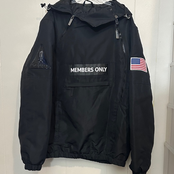 Members Only Other - Members Only x NASA Black Jacket hooded